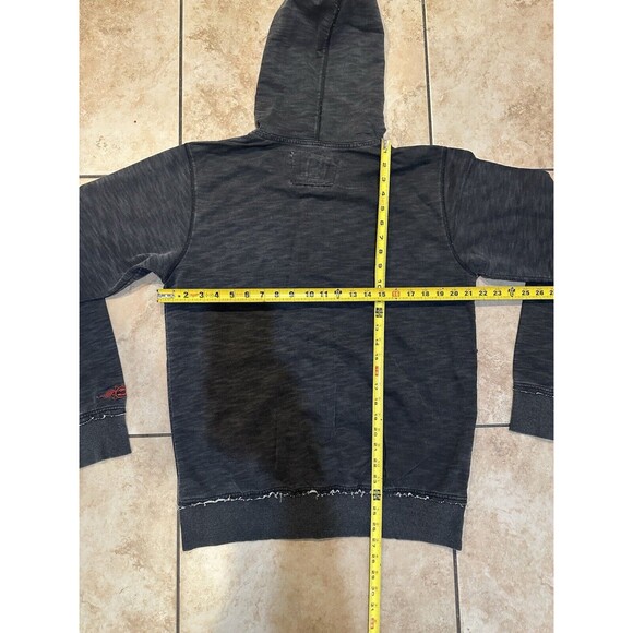 Vintage Billabong Zip Up Hoodie Grunge Skull Cybergoth y2k 2000s Emo Skater - Picture 7 of 7